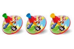 Káča točící Krtek plast průměr 10cm 3barvy