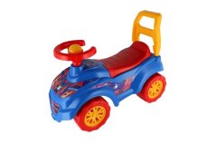 Odrážedlo auto plast 2 barvy v sáčku