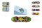 Skateboard prstový s rampou plast 10cm mix barev