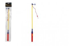 Hůlka k lampionu svítící plast 50cm na baterie v sáčku