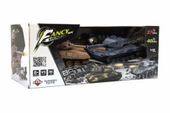Tank RC 2ks 25cm tanková bitva+dobíjecí pack