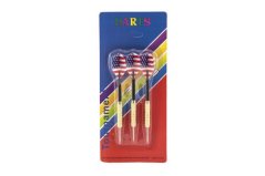 Šipky házecí s kovovým hrotem 15cm kov/plast