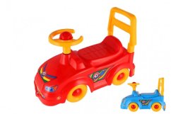 Odrážedlo auto plast 2 barvy v sáčku