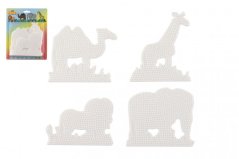 Podložka na zažehlovací korálky HAMA midi safari zvířátka