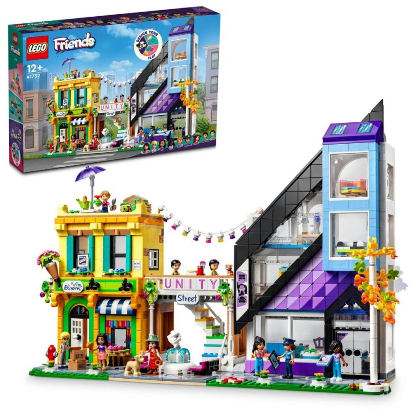 LEGO® Friends 41732 Květinářství a design studio v centru města