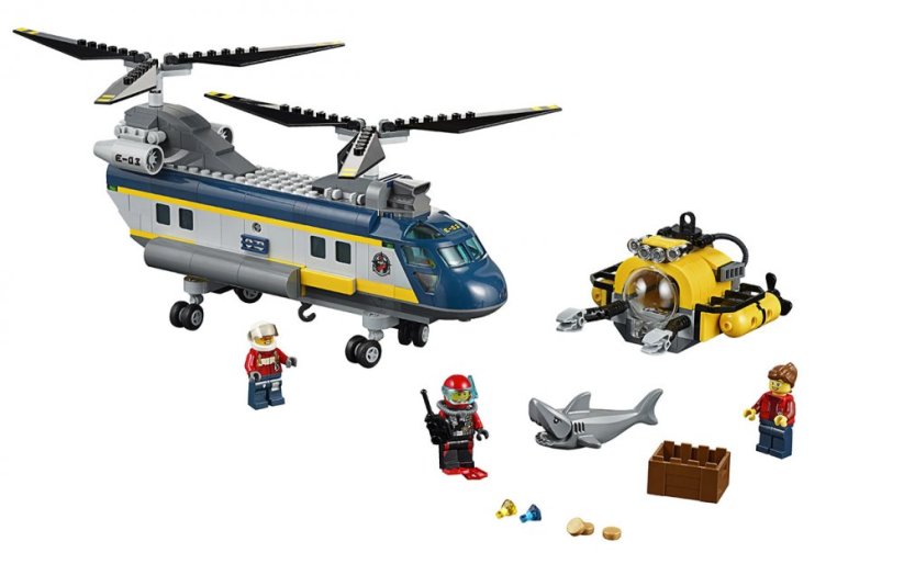 LEGO® City 60093 Vrtulník pro hlubinný mořský výzkum