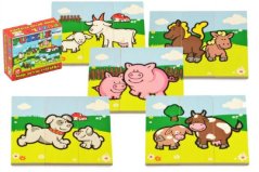 Puzzle Moje první zvířátka dřevěné 18dílků pro nejmenší