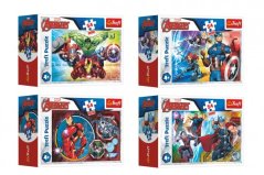 Minipuzzle 54dílků/Avengers/Hrdinové/4druhy
