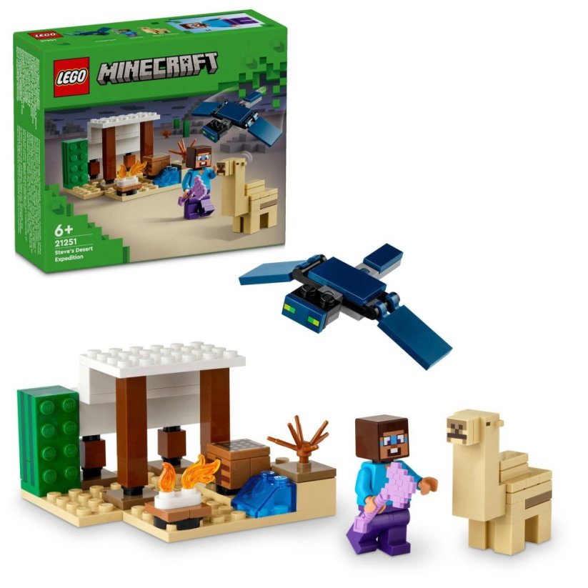 LEGO® Minecraft 21251 Steve a výprava do pouště