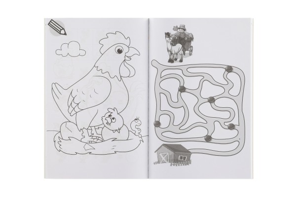 Omalovánky+aktivity/Na farmě