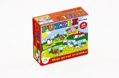 Puzzle Moje první zvířátka dřevěné 18dílků pro nejmenší