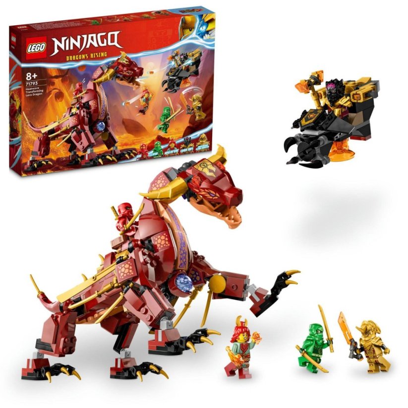LEGO® Ninjago 71793 Heatwave a jeho tranformační lívový drak