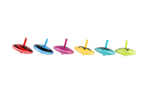 Káča točící svítící 6cm na baterie se světlem