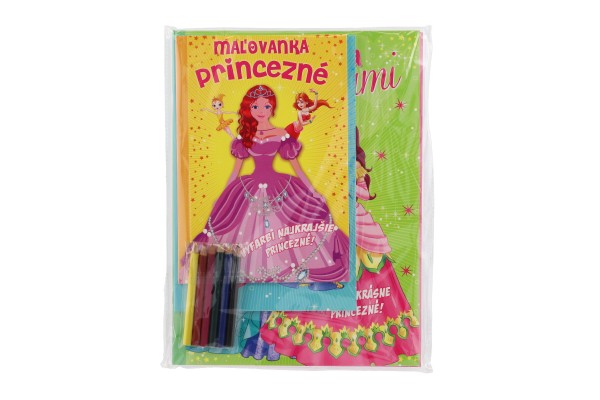 Omalovánky+aktivity/Princezny