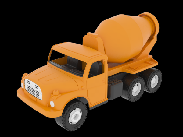 Auto Tatra 148 plast 30cm domíchávač oranžová