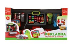 Pokladna velká digitální plast na baterie se zvukem