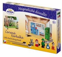 Magnetické divadlo/Červená Karkulka/dřevěné figurky