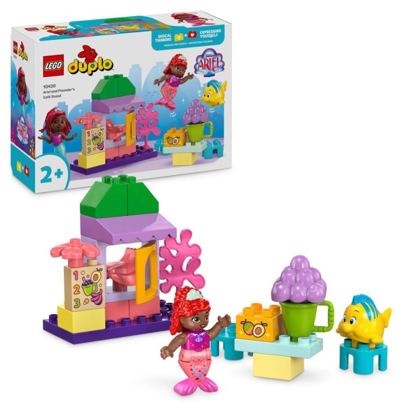 LEGO® Duplo 10420 Ariel a Šupinka – stánek s kávou