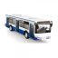 Autobus česky mluvící plast 28cm modrý volný chod