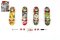 Skateboard prstový šroubovací plast 10cm s doplňky
