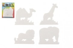 Podložka na zažehlovací korálky HAMA midi safari zvířátka