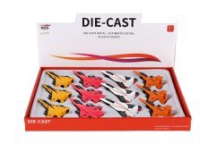Letadlo/stíhačka kov/plast 11cm na zpětný natažení