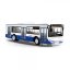 Autobus česky mluvící plast 28cm modrý volný chod