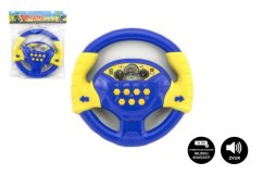 Volant modrý plast 20cm na baterie se zvukem v sáčku