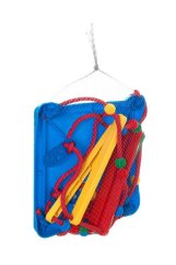 Houpačka plast 35x34cm modrá nosnost 40kg