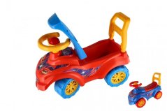 Odrážedlo auto plast 2 barvy v sáčku