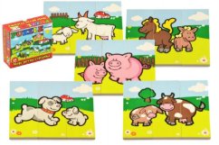 Puzzle Moje první zvířátka dřevěné 18dílků pro nejmenší
