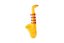 Saxofon plast 24cm 2barvy v sáčku