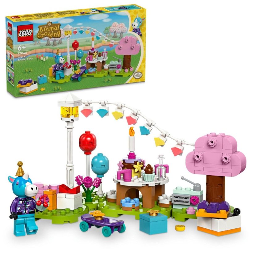 LEGO® Animal Crossing 77046 Julian a oslava narozenin