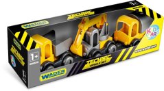 Auto stavební Kid Cars 3ks plast 10cm v krabičce