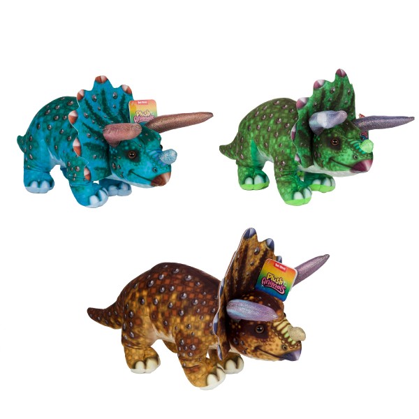 Dinosaurus plyš 3 barvy