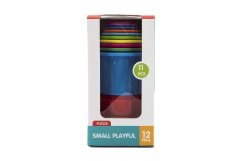 Kubus pyramida skládanka kulatá plast v krabičce